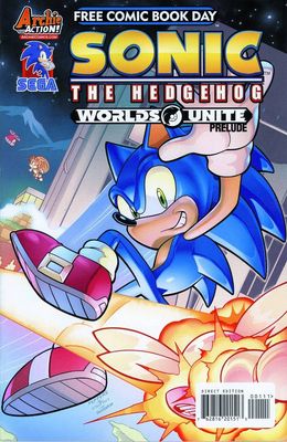 FCBD 2015 SONIC THE HEDGEHOG MEGA MAN WORLDS UNITE PRELUDE