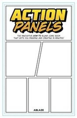 ACTION PANELS INNOVATIVE HOW TO BLANK COMIC BOOK JOURNAL