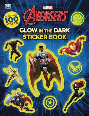MARVEL AVENGERS GLOW STICKER BOOK SC