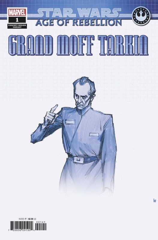 STAR WARS AOR GRAND MOFF TARKIN #1 CONCEPTVAR
