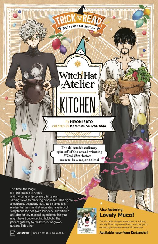 TRICK-OR-READ 2023 LOVELY MUCO WITCH HAT ATELIER KITCHEN #1