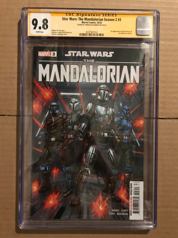 CGC 9,8 STAR WARS MANDALORIAN SEASON 2 #3 *SIGNATURE SERIES*