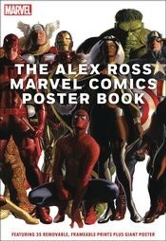 ALEX ROSS MARVEL COMICS POSTER BOOK SC