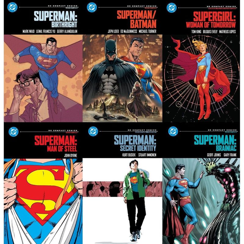 SUPERMAN DC COMPACT COMICS TP BOX SET