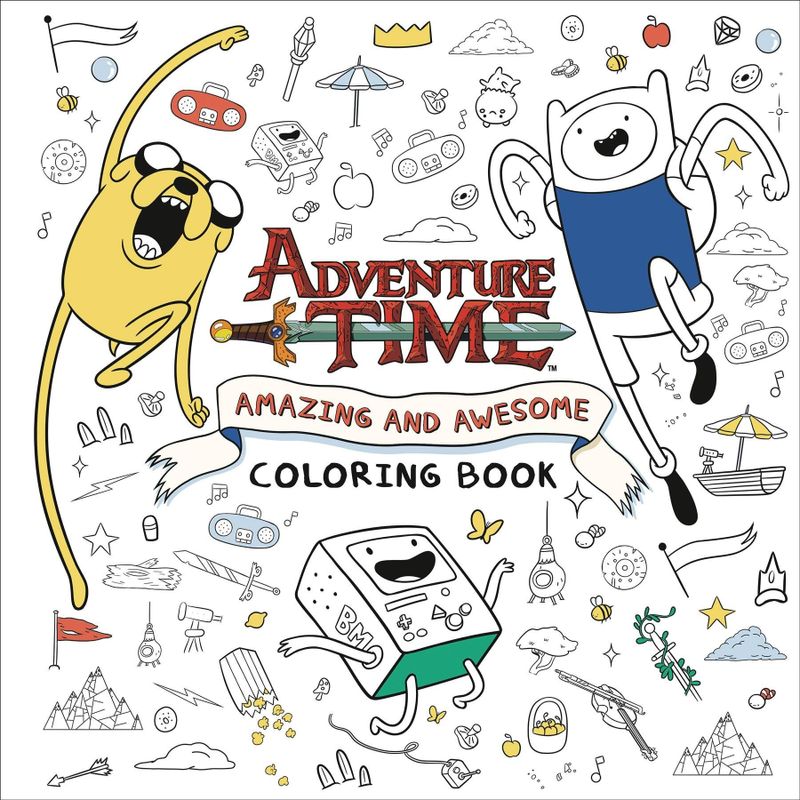 ADVENTURE TIME AMAZING COLORING BOOK SC