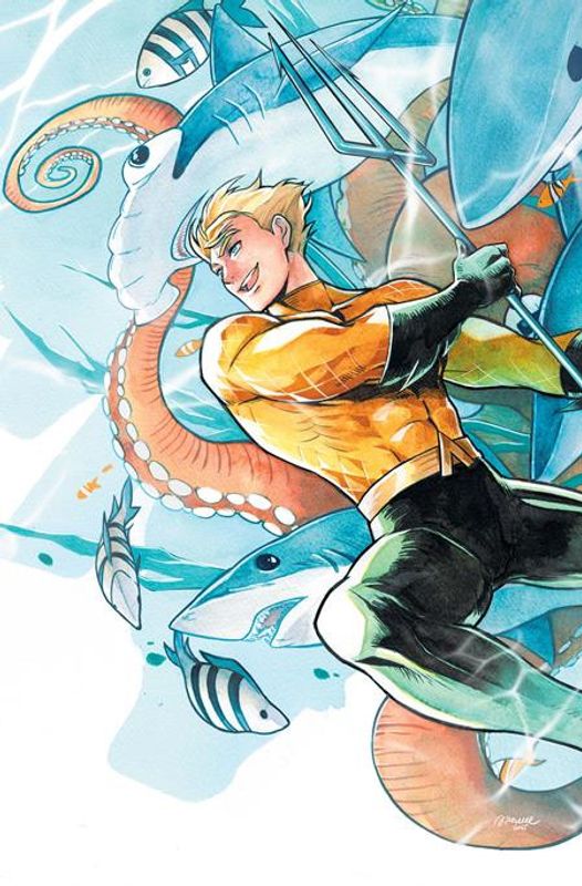 AQUAMAN #14 CVR D SAOWEE CARD STOCK VAR