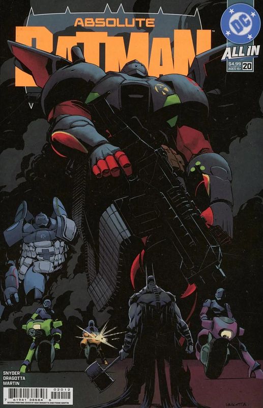 ABSOLUTE BATMAN #20 2ND PTG CVR A NICK DRAGOTTA