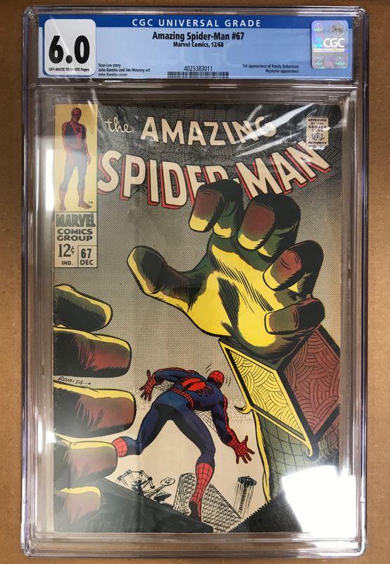 CGC 6,0 AMAZING SPIDER-MAN #67