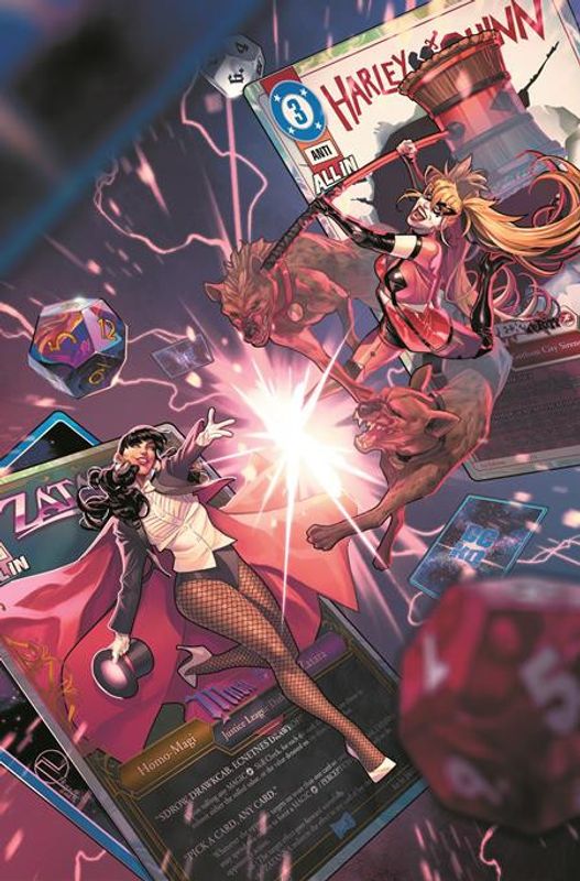 DC K.O. HARLEY QUINN VS [REDACTED] #1 (ONE SHOT) CVR C JAMAL CAMPBELL CARD STOCK VAR