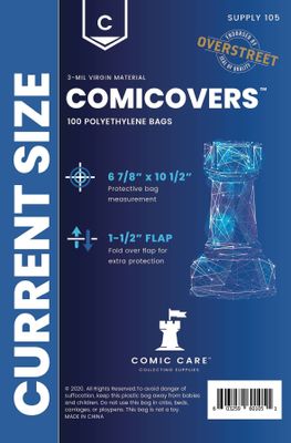 COMICARE CURRENT PE BAGS (PACK OF 100)