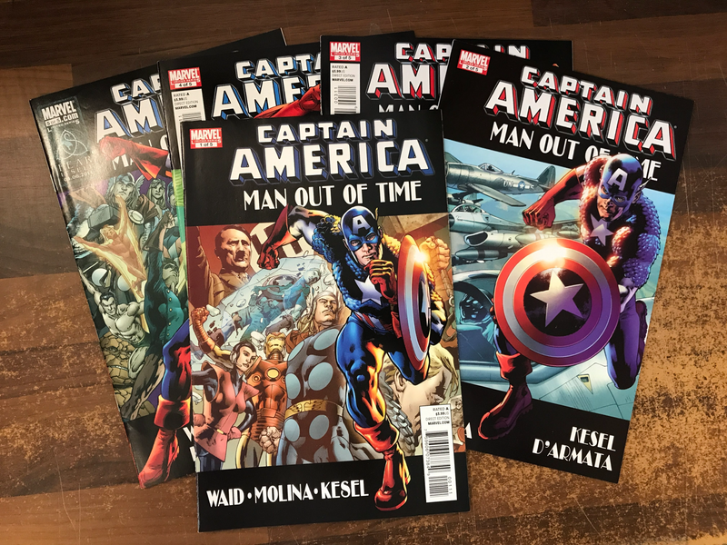 Captain America Man Out of Time (2010 Marvel) #1-5 (complete)