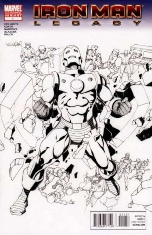 IRON MAN LEGACY #1 2ND PTG LARROCA VAR