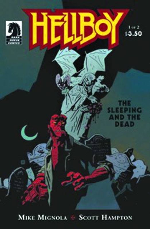 HELLBOY SLEEPING & DEAD #1 (OF 2) SCOTT HAMPTON INCV VAR CVR