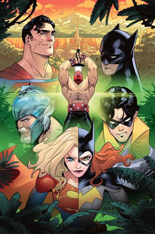 BATMAN SUPERMAN WORLDS FINEST #50 CVR H VASCO GEORGIEV THINGS TO COME CARD STOCK VAR