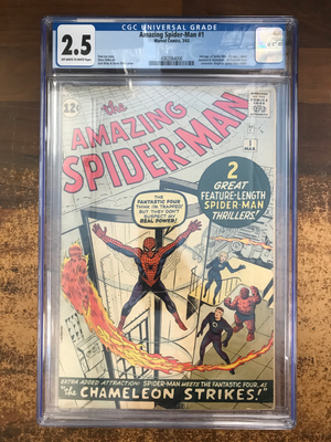 CGC 2,5 AMAZING SPIDER-MAN #1