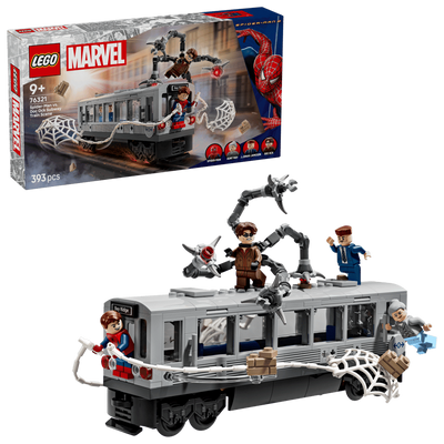 Lego Marvel Spider-Man vs. Doc Ock Subway Train Scene
