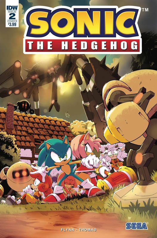 SONIC THE HEDGEHOG #2 CVR B THOMAS