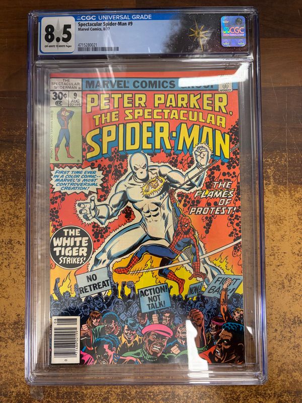 CGC 8,5 SPECTACULAR SPIDER-MAN #9 (NORTHERN COLLECTION)