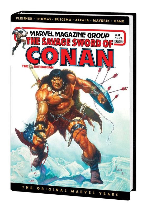 SAVAGE SWORD CONAN ORIG MARVEL YRS OMNIBUS HC VOL 06 DM VAR