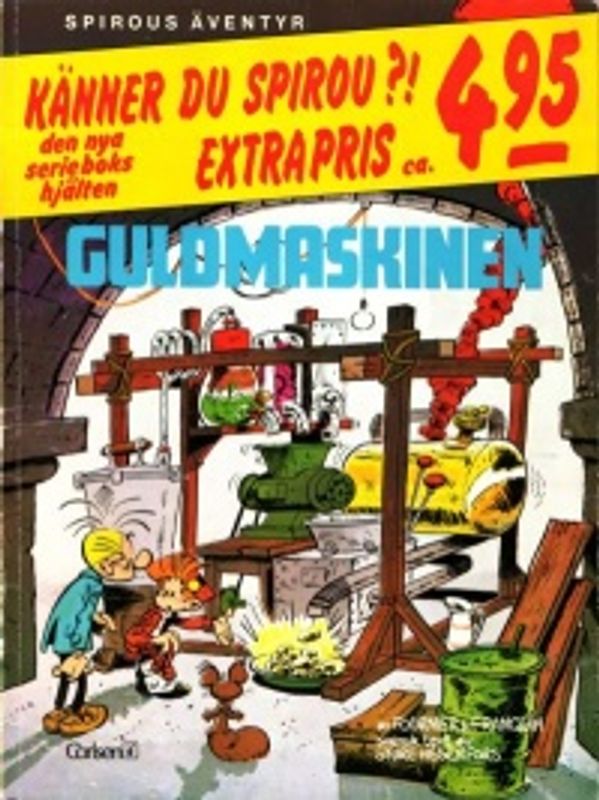 SPIROUS ÄVENTYR NR 0 SPRIOU OCH GULDMASKINEN