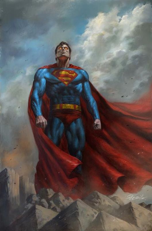 ADVENTURES OF SUPERMAN BOOK OF EL #5 (OF 12) CVR C LUCIO PARRILLO CARD STOCK VAR