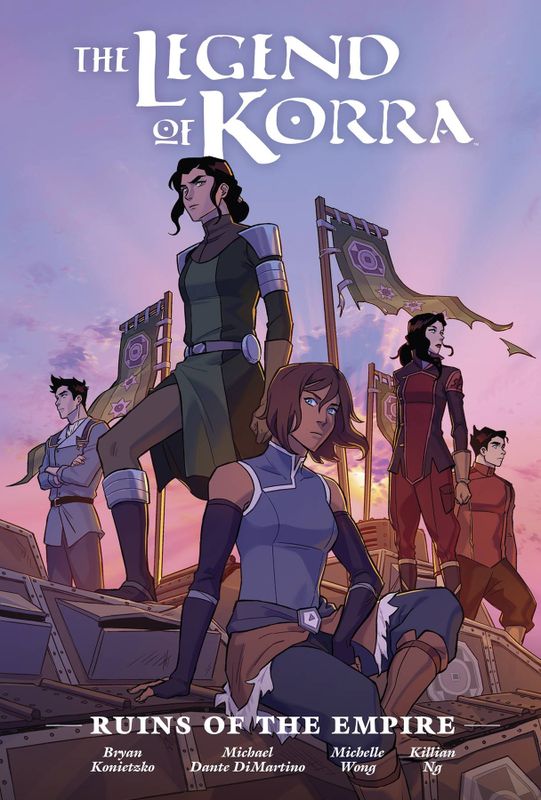 LEGEND OF KORRA HC LIBRARY EDITION VOL 02 RUINS OF EMPIRE