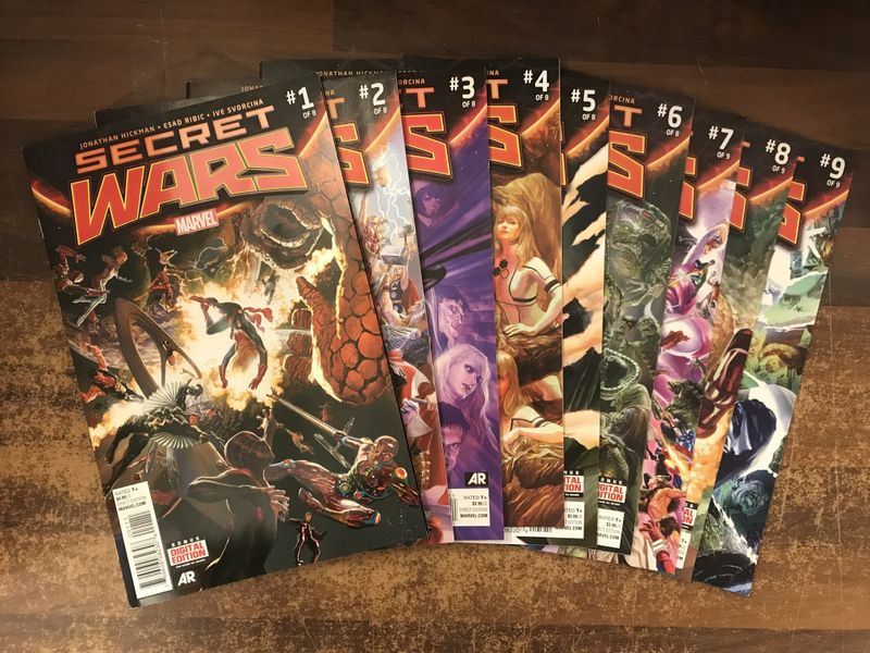 Secret Wars (2015 3rd Series) #1-9 (complete)