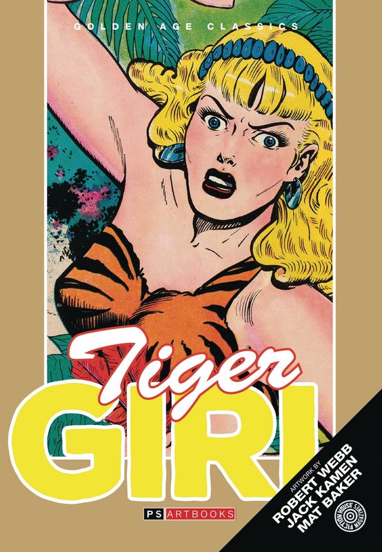 GOLDEN AGE FIGHT COMICS FEATURES TIGER GIRL HC VOL 02