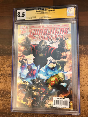 CGC 8,5 GUARDIANS OF THE GALAXY #1 *AUTHENTIC AUTOGRAPH*