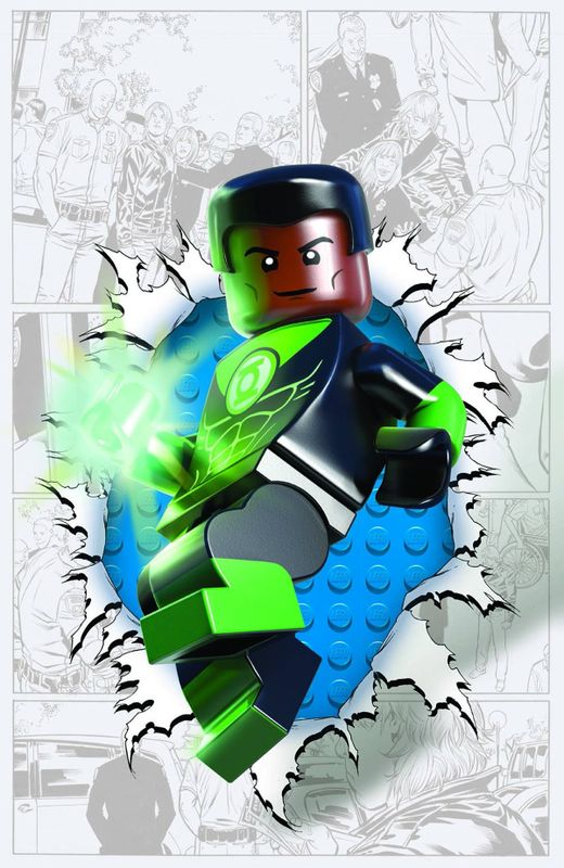 GREEN LANTERN CORPS #36 LEGO VAR ED (GODHEAD)