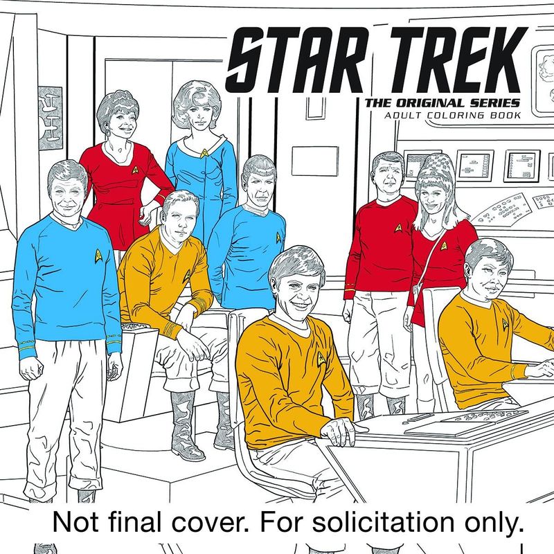 STAR TREK ORIGINAL SERIES ADULT COLORING BOOK