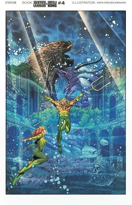 JUSTICE LEAGUE VS GODZILLA VS KONG #4 (OF 7) CVR A DREW JOHNSON
