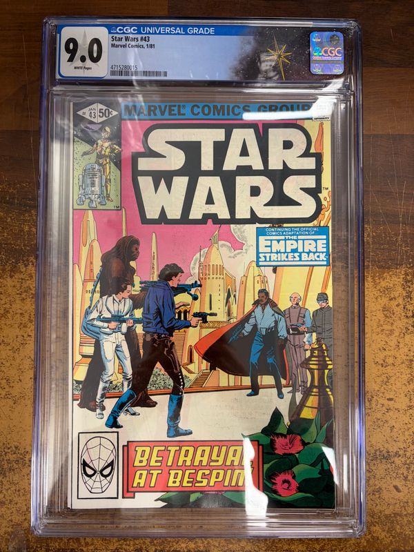CGC 9,0 STAR WARS #43 (NORTHERN COLLECTION)