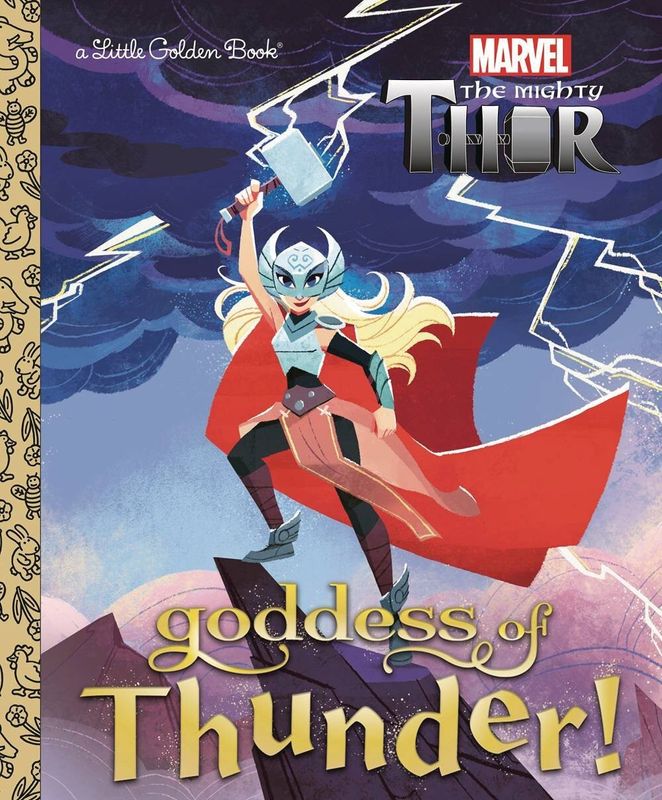 MARVEL THOR GODDESS OF LITTLE GOLDEN BOOK