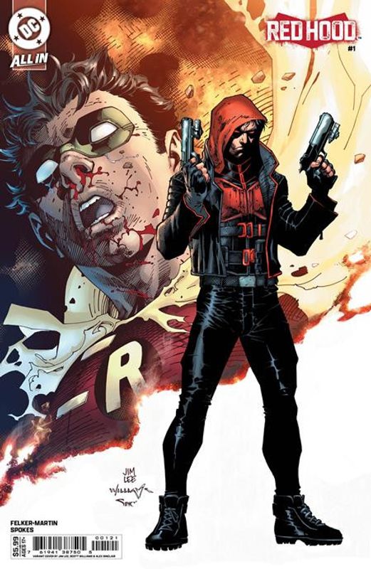 RED HOOD #1 CVR B JIM LEE CARD STOCK VAR 