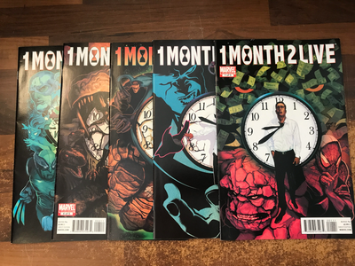 1 Month 2 Live (2010 Marvel) #1-5 (complete)