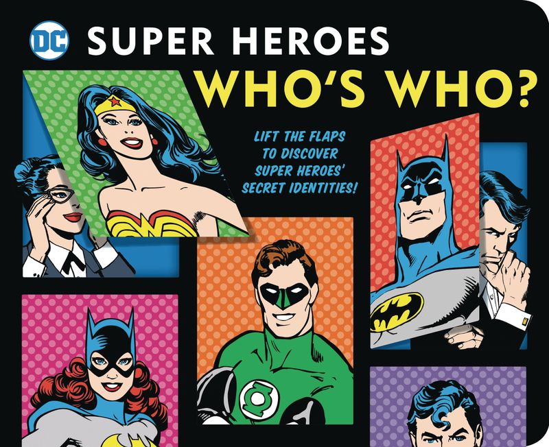 DC SUPER HEROES WHOS WHO BOARD BOOK