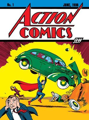 SUPERMAN DAY 2025 - ACTION COMICS #1 GOLDEN AGE SIZED FACSIMILE EDITION CVR A JOE SHUSTER