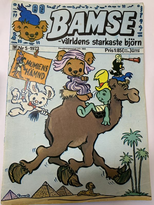 BAMSE # 5 1973 (den svenska serietidningen)