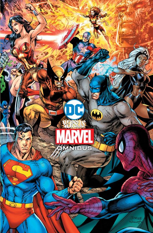 DC VERSUS MARVEL OMNIBUS HC DIRECT MARKET EXCLUSIVE JIM LEE & SCOTT WILLIAMS WRAPAROUND VAR