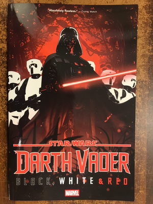 STAR WARS DARTH VADER BLACK WHITE & RED TP