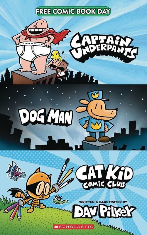 FCBD 2022 DAV PILKEY SAMPLER FEATURING DOG MAN