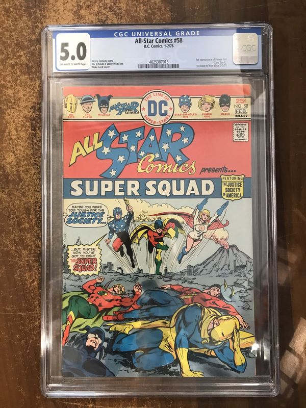 CGC 5,0 ALL-STAR COMICS #58