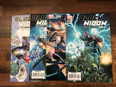 Black Widow and Marvel Girls (2009) #1-4 (complete)