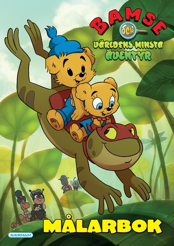 Bamse och världens minsta äventyr Målarbok SC