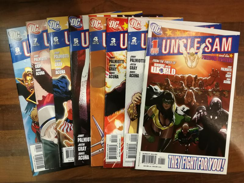 Uncle Sam and the Freedom Fighters (2006 1st Series) #1-8 (complete)