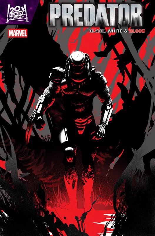 PREDATOR: BLACK, WHITE & BLOOD #3 PETE WOODS VARIANT