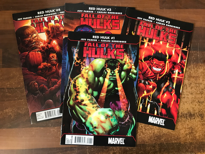 Fall of the Hulks Red Hulk (2010) #1-4 (complete)