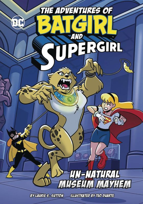 ADV OF BATGIRL & SUPERGIRL SC UN NATURAL MUSEUM MAYHEM