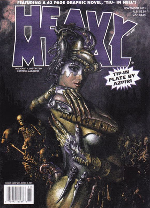 HEAVY METAL MAGAZINE NOVEMBER 2001